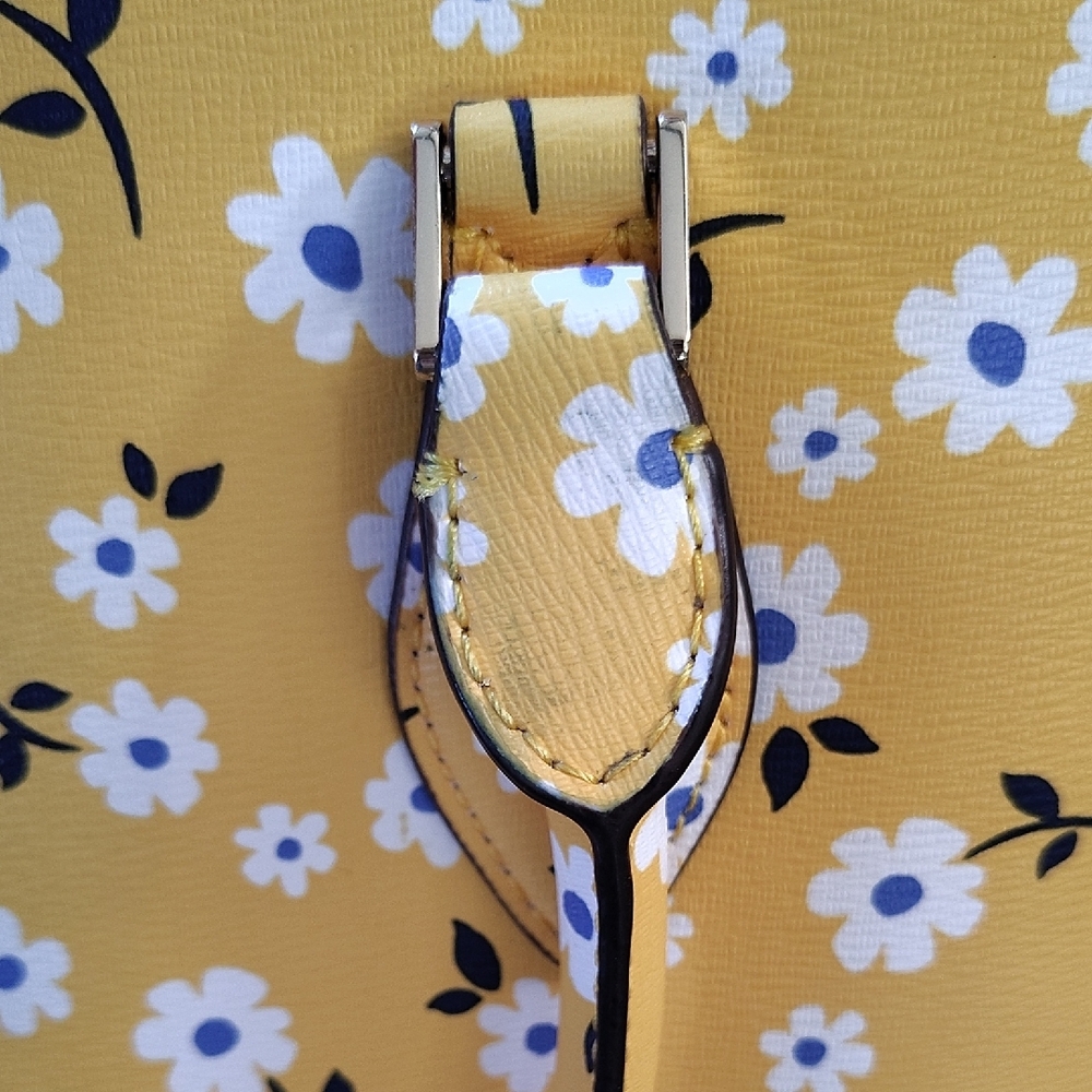 Kate Spade Yellow Floral Satchel - Picture 12 of 13
